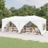 vidaXL Partytent inklapbaar met zijwanden 2x2 m blauw