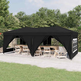 vidaXL Partytent inklapbaar met zijwanden 2x2 m blauw