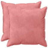 vidaXL Cushion with cushion WOODEN 2 pcs Blue velvet