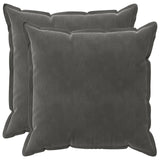vidaXL Cushion with cushion WOODEN 2 pcs Blue velvet