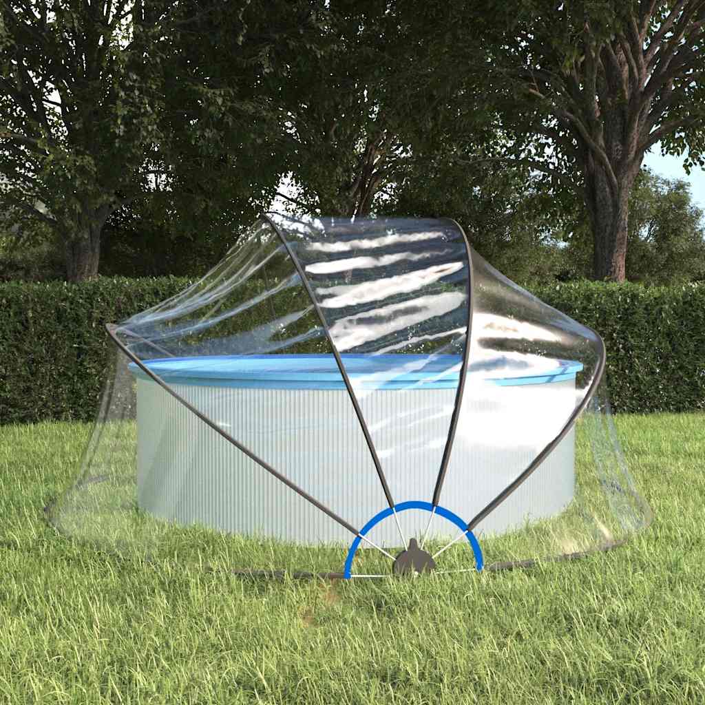 vidaXL Zwembadkoepel 440x220 cm