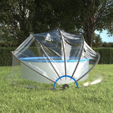 vidaXL Zwembadkoepel 440x220 cm