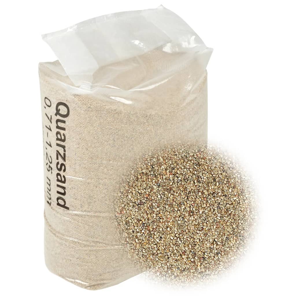 vidaXL Filterzand 25 kg 0,4-0,8 mm