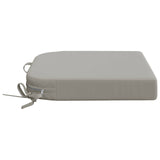 vidaXL 1-delig zitkussen SOEST 100% Polyester Grijs 40 x 40 x 7 cm