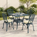vidaXL 4-Piece Zitkussens SOEST 4 st 100% Polyester Crèmekleurig
