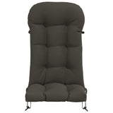 vidaXL Zon Ligzitzak Kussen PUTTEN 100% Polyester Antraciet