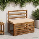 vidaXL Bench Cushion SOEST 100% Polyester Cream 80 x 40 x 5 cm