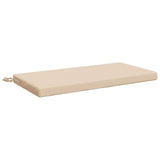 vidaXL Bench Cushion SOEST 100% Polyester Cream 80 x 40 x 5 cm
