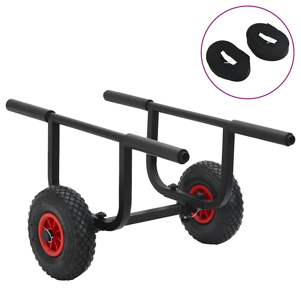 vidaXL Kayak Trolleys 2 pcs Aluminium