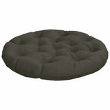 vidaXL Hangstoel Kussen VIANEN 100% Polyester Antraciet Ø 80 x 12 cm