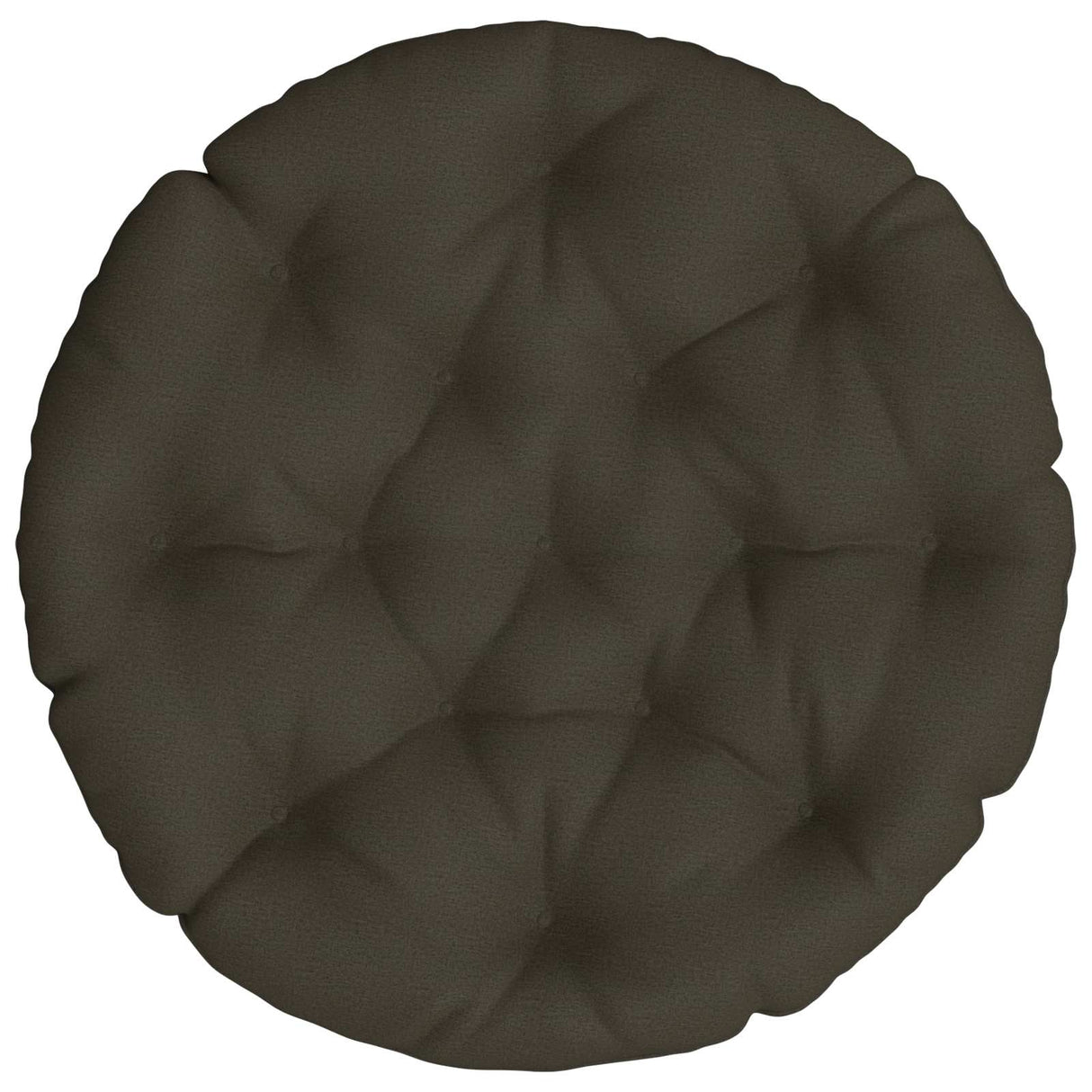 vidaXL Hangstoel Kussen VIANEN 100% Polyester Antraciet Ø 80 x 12 cm