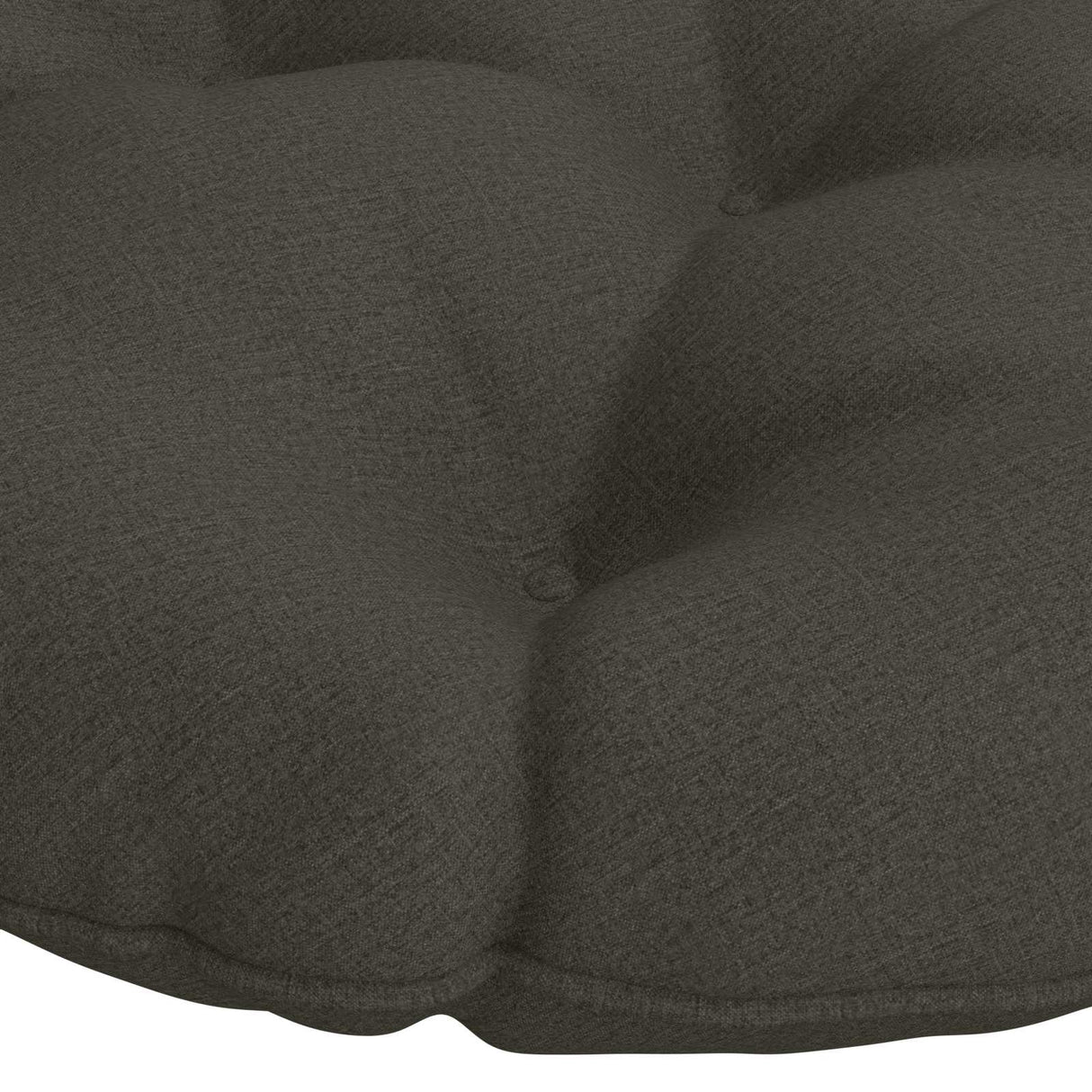 vidaXL Hangstoel Kussen VIANEN 100% Polyester Antraciet Ø 80 x 12 cm
